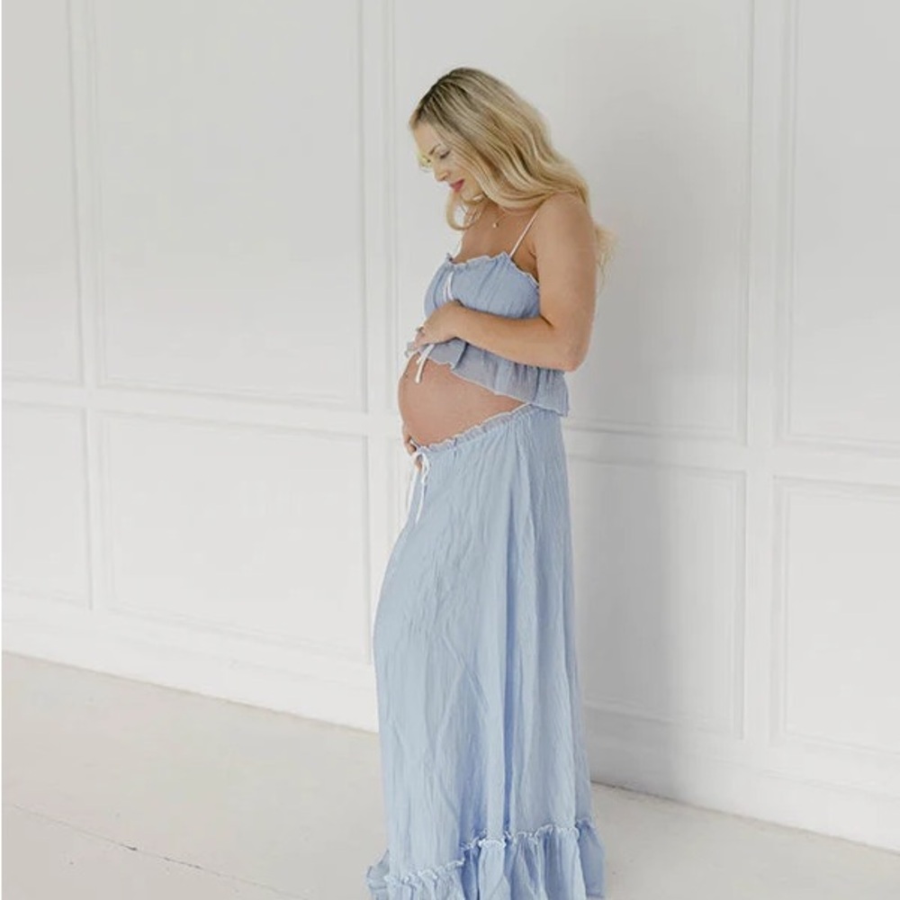 Maternity two piece skirt set - Picture 3 of 3